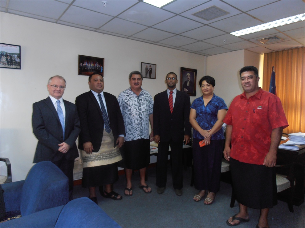 UFA mission visits Samoa, 26 - 28 February 2014